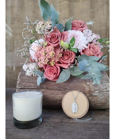 All my love, Mom|Medalla & vela