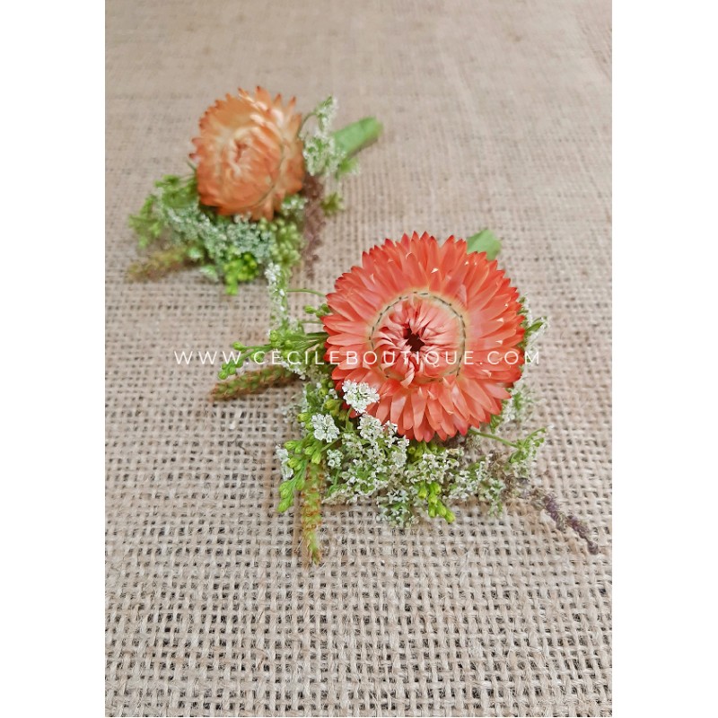 Sol de Otoño - conjunto de Boutonniere