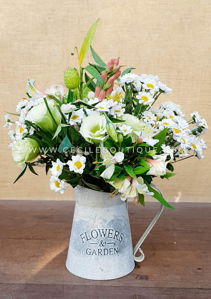 Centros de mesa con flores para Eventos. Floristería ALMA FLORAL
