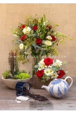 A special gift | Bouquets, succulent and tea blends