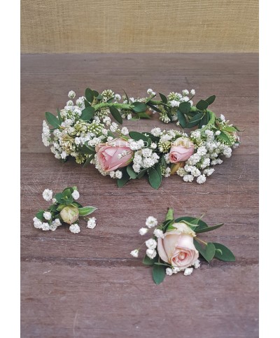 Clara - Coroa de flores