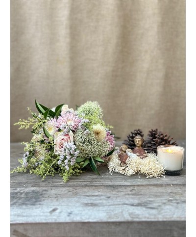 Noche de paz | Centro de mesa & vela