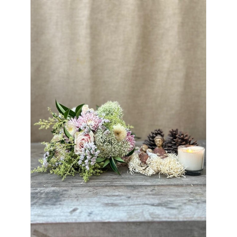 Noche de paz | Centro de mesa & vela