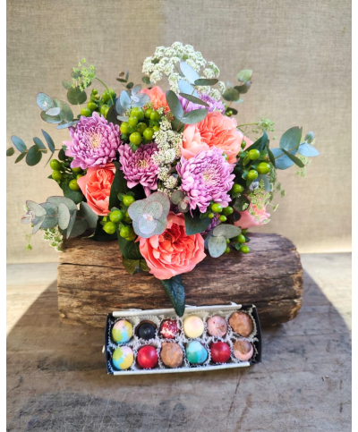 Premio a la dedicación | Bouquet & chocolates