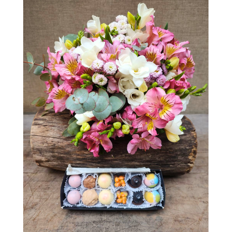 Pequeñas sonrisas | bouquet & chocolates