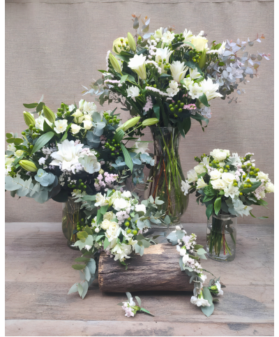 Blanco | Conjunto Nupcial Personalizado