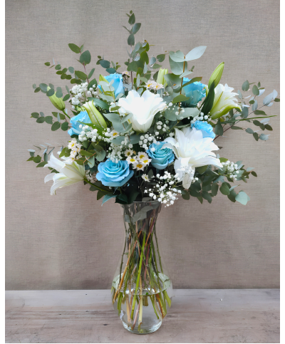 Blue & White | Flower Bouquet