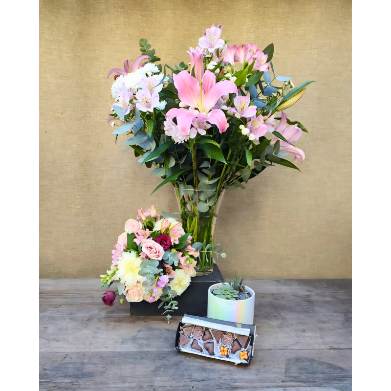 Para Alegrarte | Conjunto Medium, Jardín & Chocolates