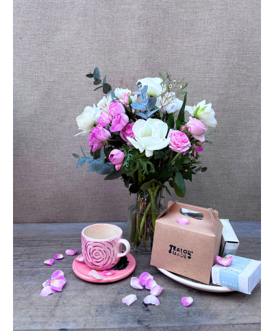 Septiembre a Tu Lado | Ramo de Flores & Blends de Té