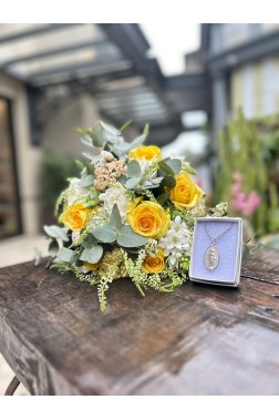 Homenagem a Maria|buquê