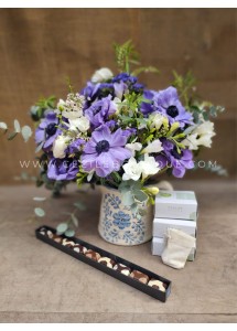 Amanecer | Ramo chocolates y té