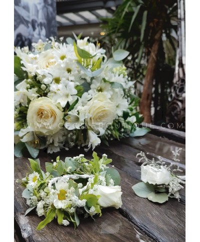 Princesa | Ramo, Pulsera y Boutonniere