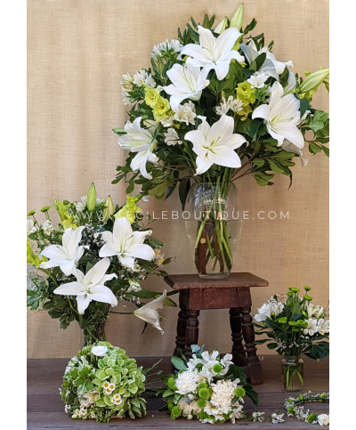 Rainha | Cinco buquês