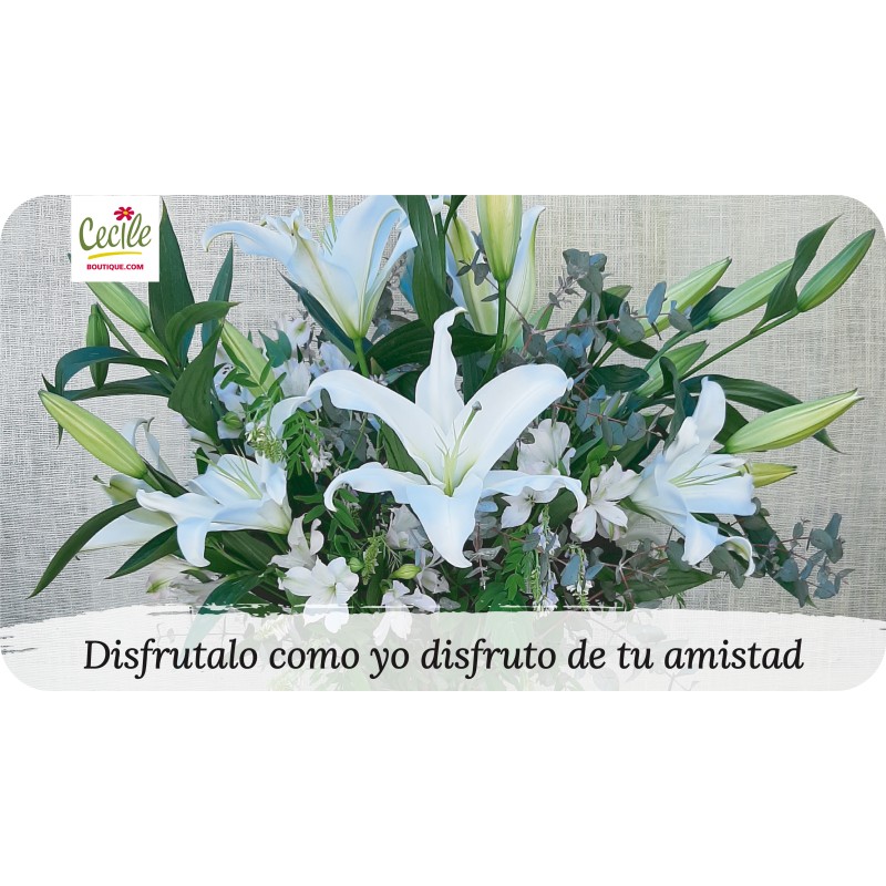 Disfrutalo como yo disfruto de tu amistad