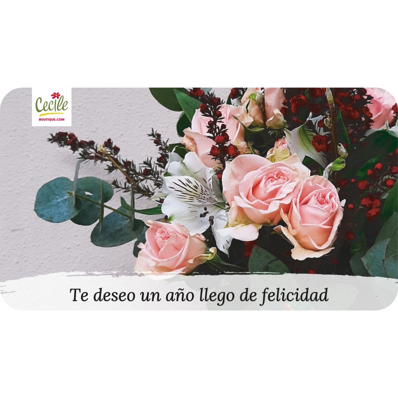 Te deseo un año lleno de felicidad