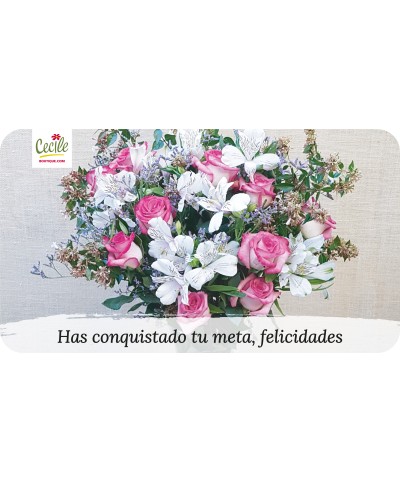 Has conquistado tu meta, felicidades