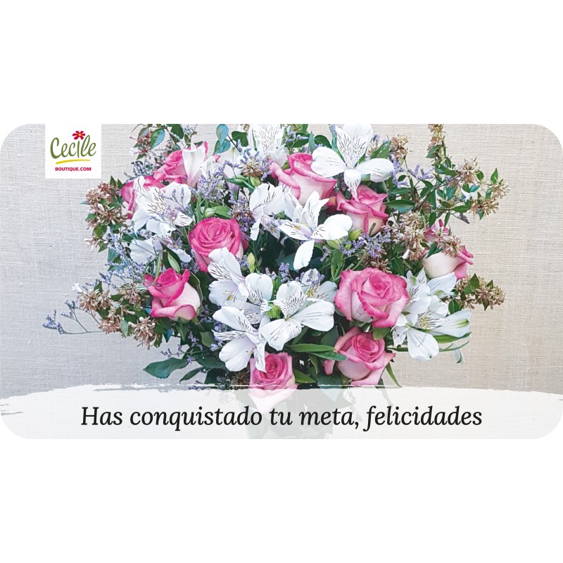 Has conquistado tu meta, felicidades