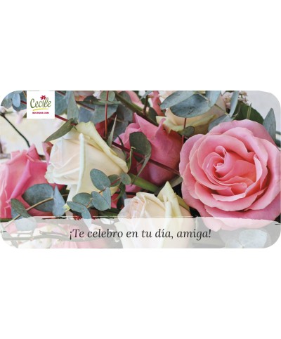 ¡Te celebro en tu día, amiga!