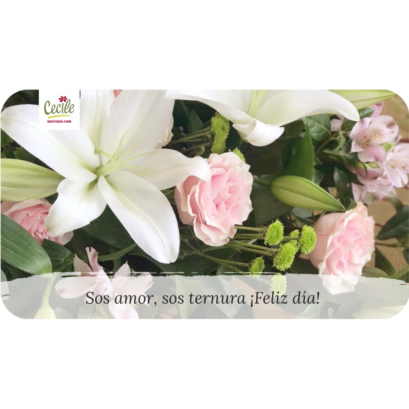 Sos amor, sos ternura ¡Feliz día!