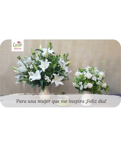 Para una mujer que me inspira ¡Feliz día!