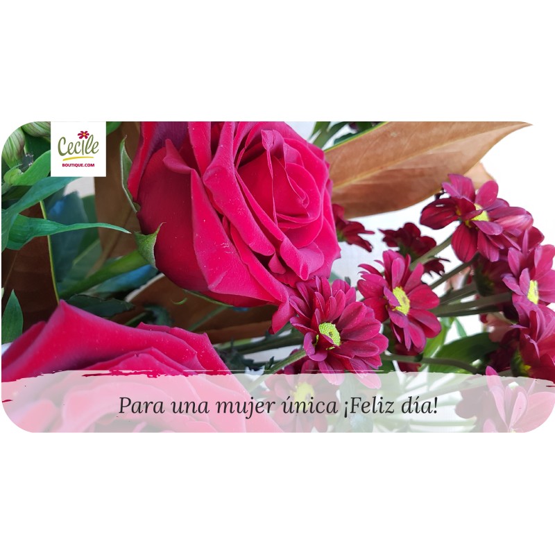 Para una mujer única ¡Feliz día!