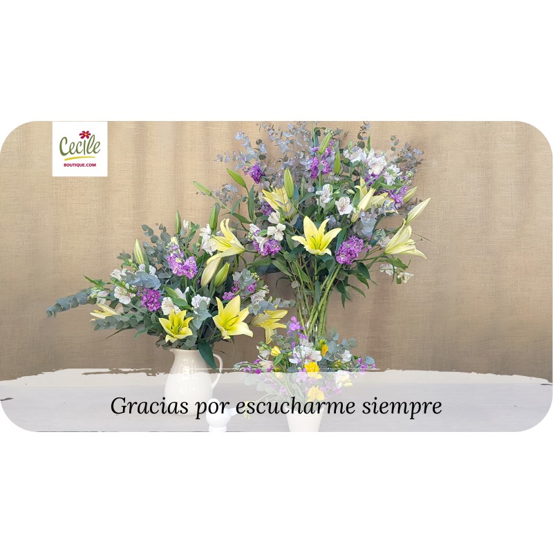 Gracias por escucharme siempre