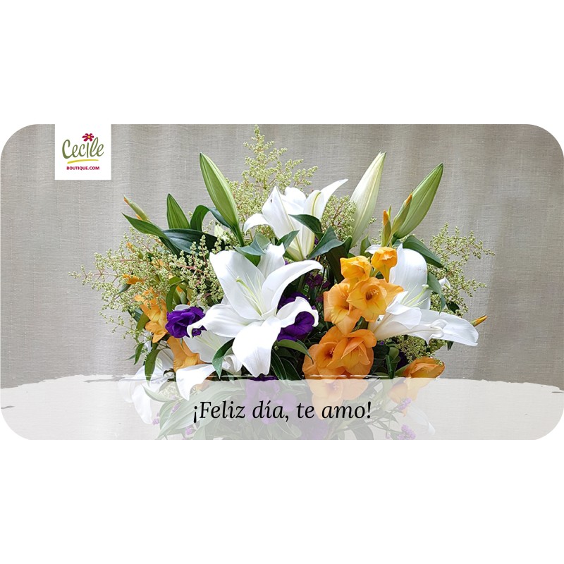 Feliz dia, eu te amo!