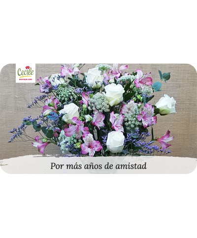  For more years of friendship