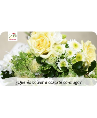 ¿Querés volver a casarte conmigo?