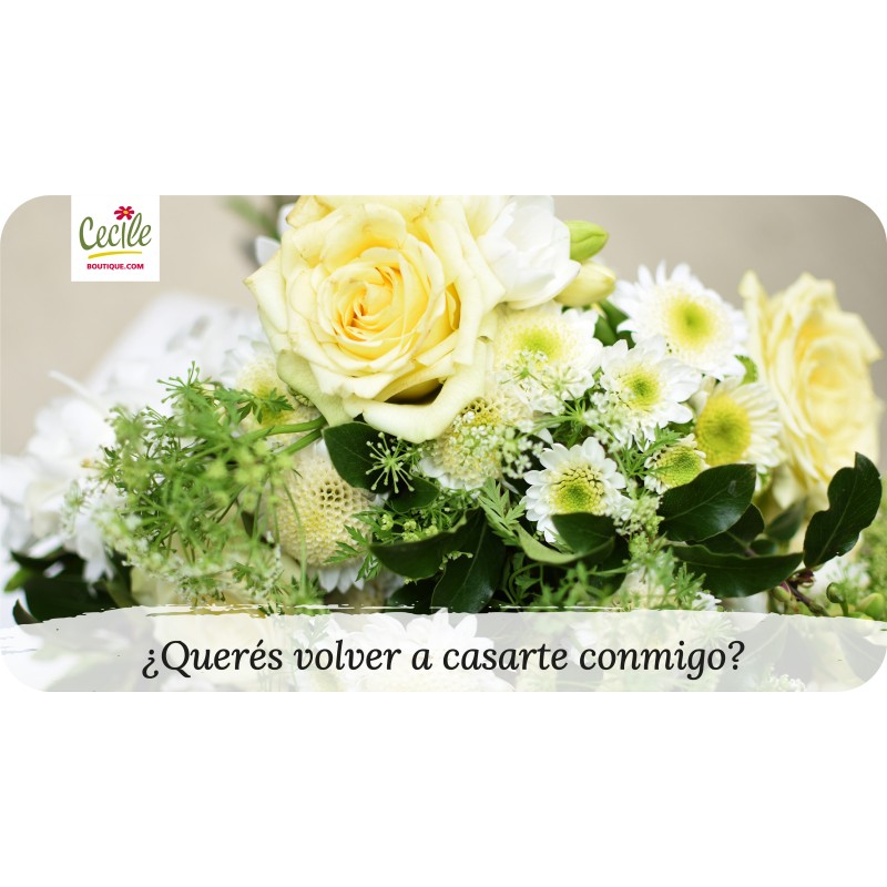 ¿Querés volver a casarte conmigo?