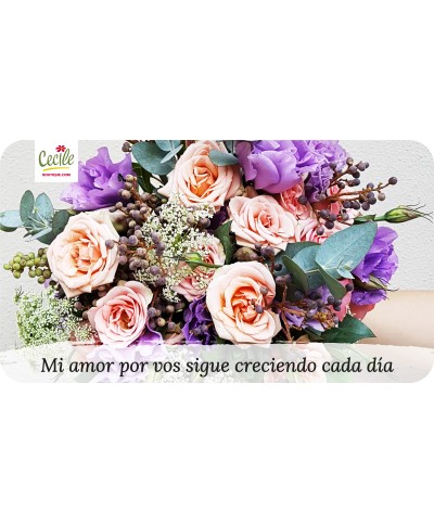 Mi amor por vos sigue creciendo cada día