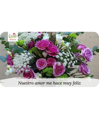 Nuestro amor me hace muy feliz