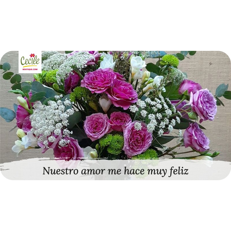 Nuestro amor me hace muy feliz