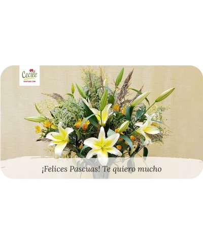 ¡Felices Pascuas! Te quiero mucho