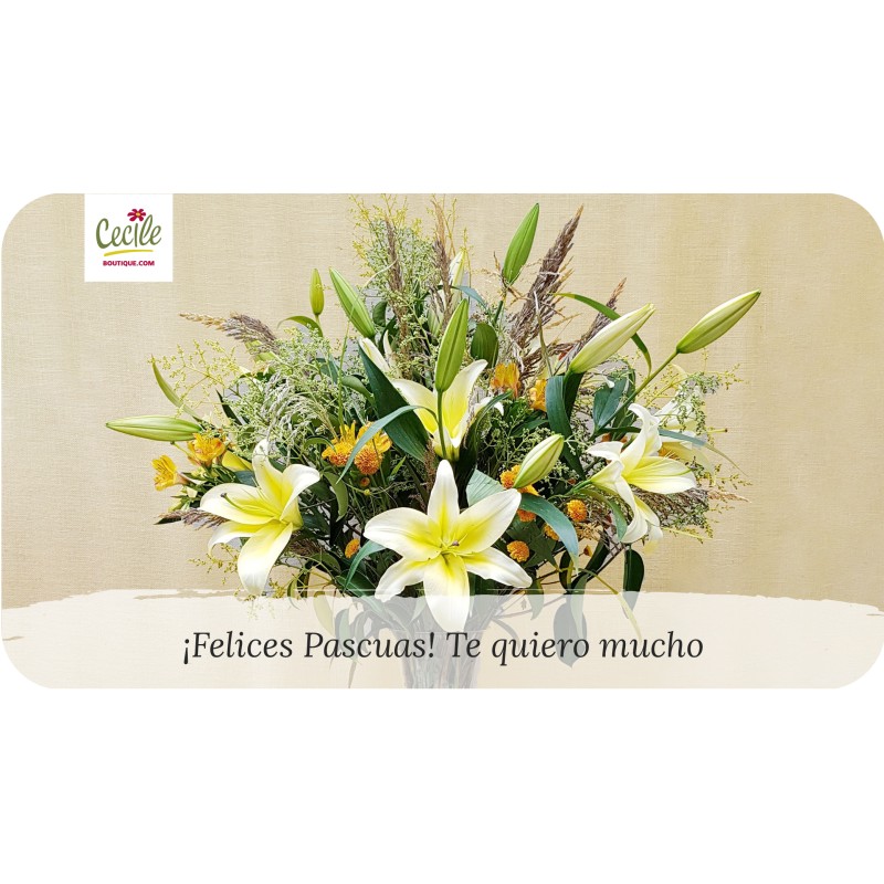 ¡Felices Pascuas! Te quiero mucho