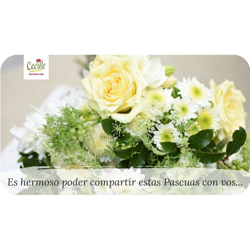 Es hermoso poder compartir estas Pascuas con vos...