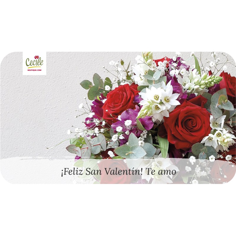 ¡Feliz San Valentín! Te amo