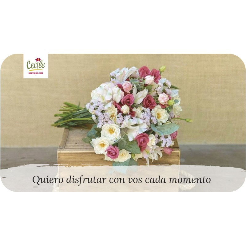 Quiero disfrutar con vos cada momento 