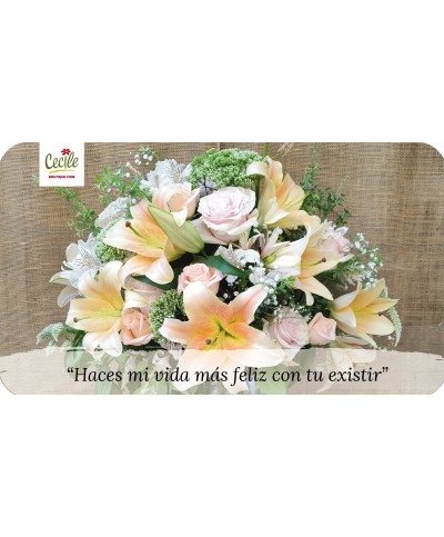 Gift Card - Haces mi vida mas feliz con tu existir