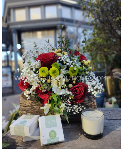 Magia en el aire | Ramo de flores más set de regalo