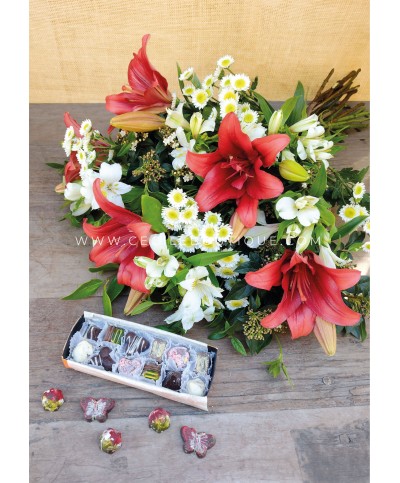 Renata | Ramo y chocolates