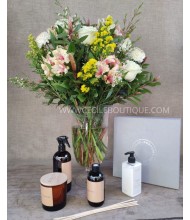 Primavera en la Oficina |Ramo de flores & Box perfumado