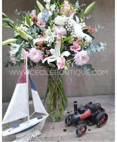 Super día del niño | Ramo de flores con velero