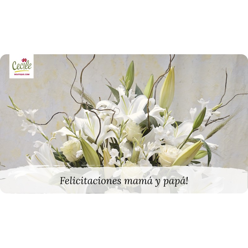 Parabéns mãe e pai!