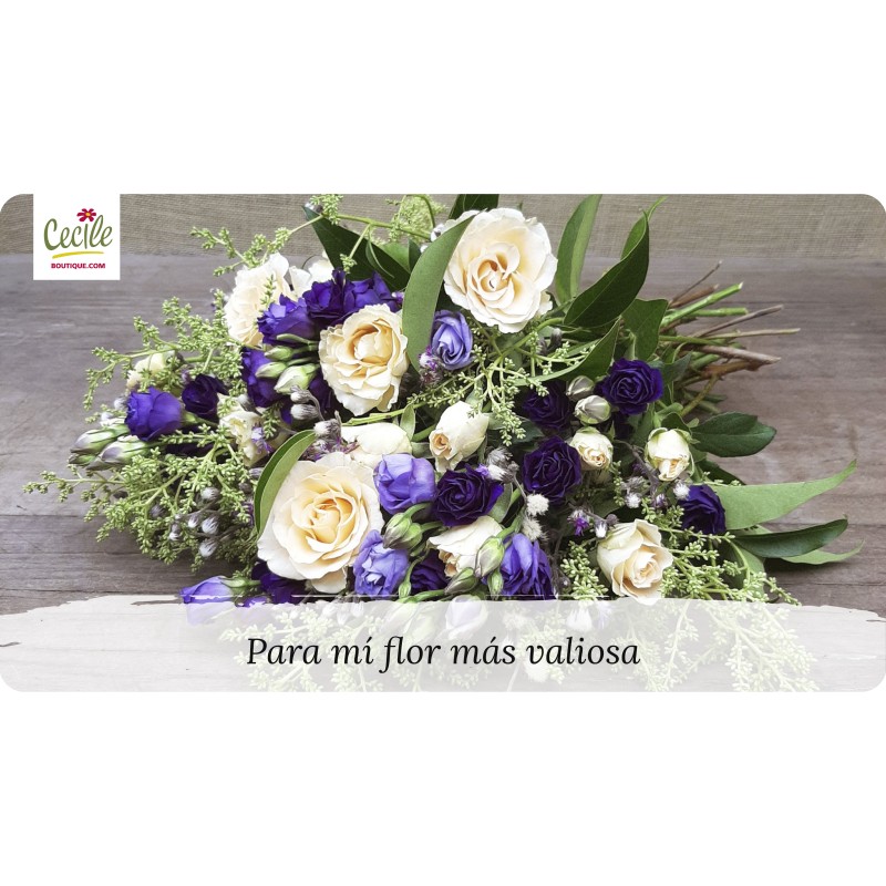 Para mi flor más valiosa