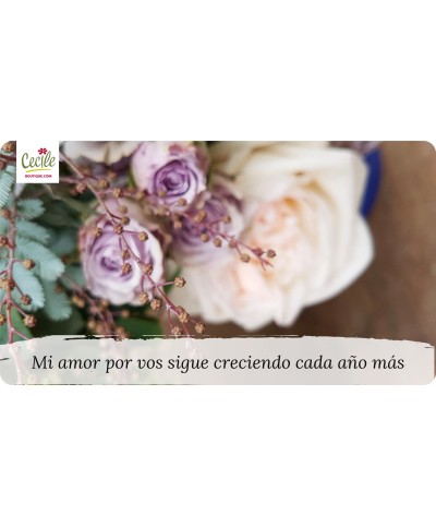 Mi amor por vos sigue creciendo cada año más