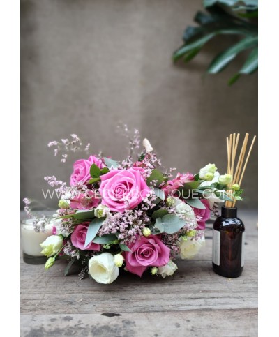 besos de rosas|ramo bouquet más set de regalo