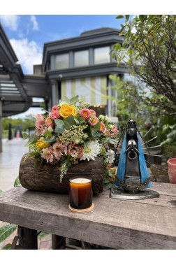 Blessed by Mary | Bouquet & candle