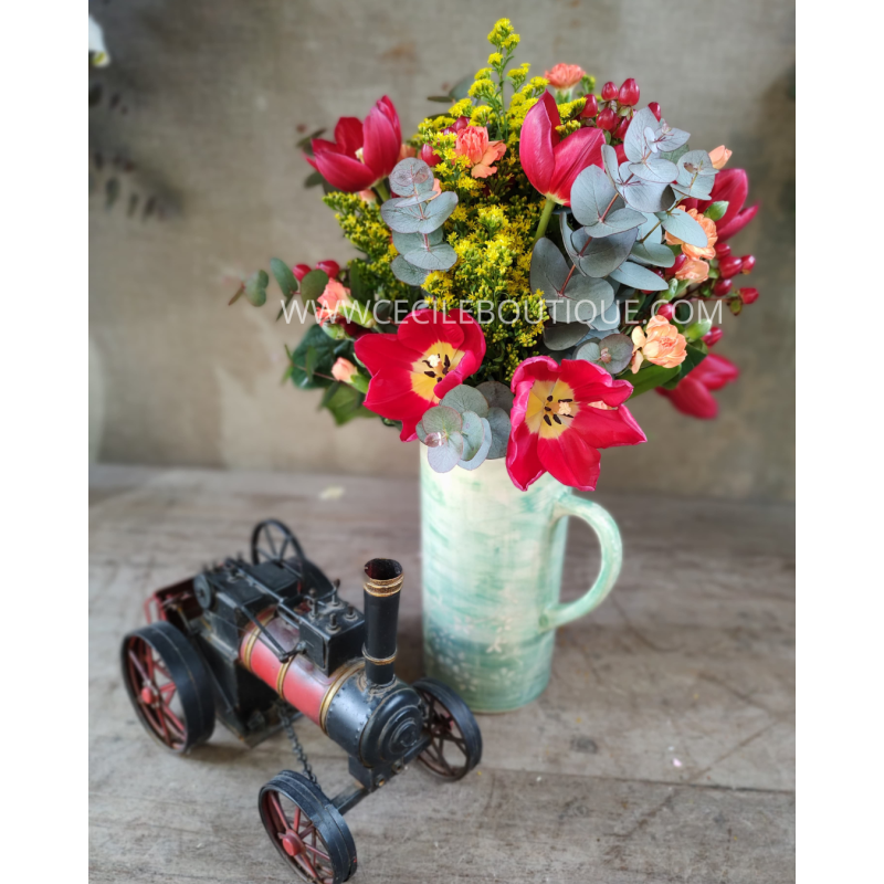 King | Ramo de flores con miniatura