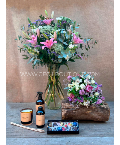 Amor de madre | Conjunto con box perfumado & chocolates
